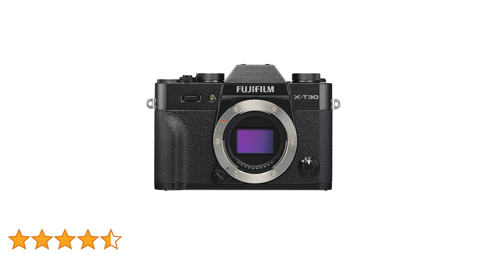 Fujifilm X-T30 Mirrorless Digital Camera, Black with Fujinon XF18